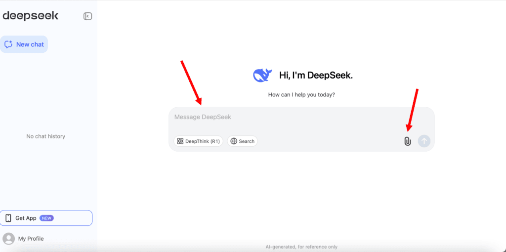 تطبيق deepseek