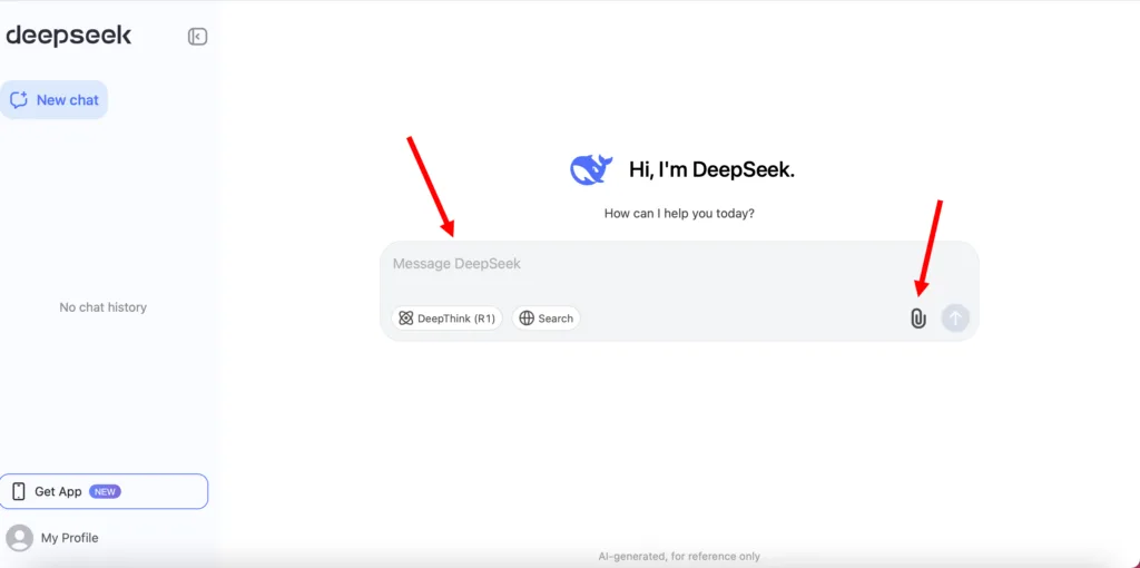 تطبيق deepseek