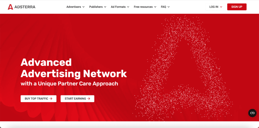 شرح موقع adsterra