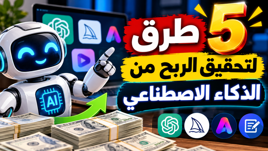 5 طرق لتحقيق الربح من الذكاء الاصطناعي