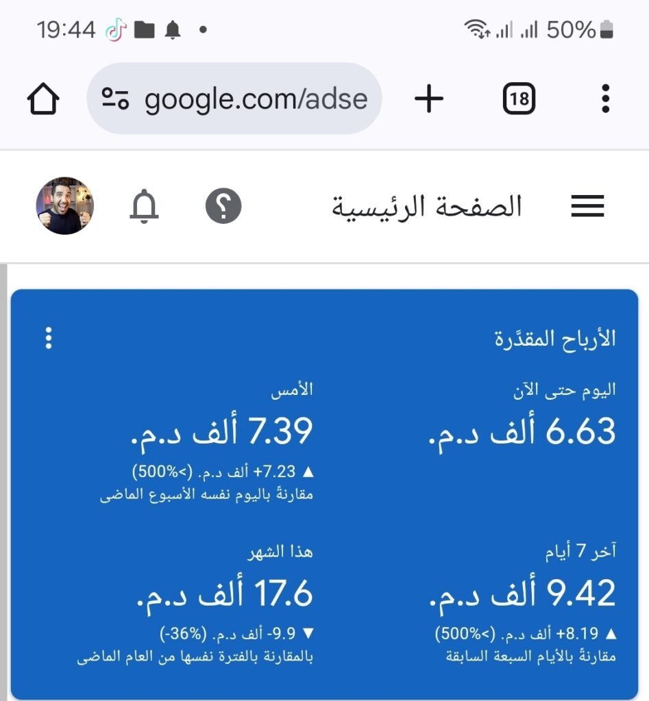 ارباح التدوين